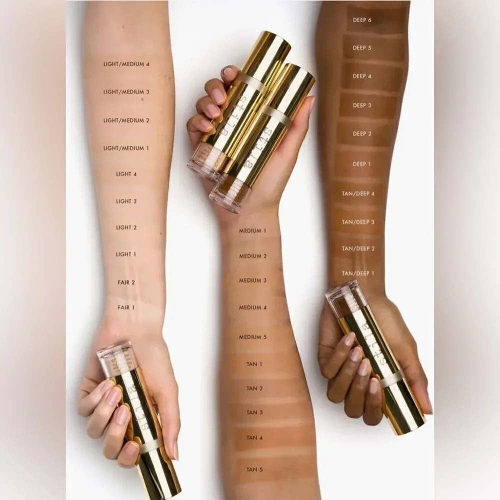 Stila Hide & Chic Fluid Foundation In Tan/Deep 1 Full Size NIB